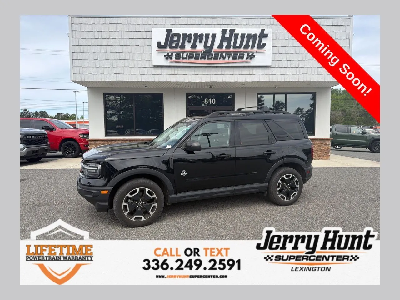 Black 2023 Ford Bronco Sport Outer Banks for sale in Lexington, NC