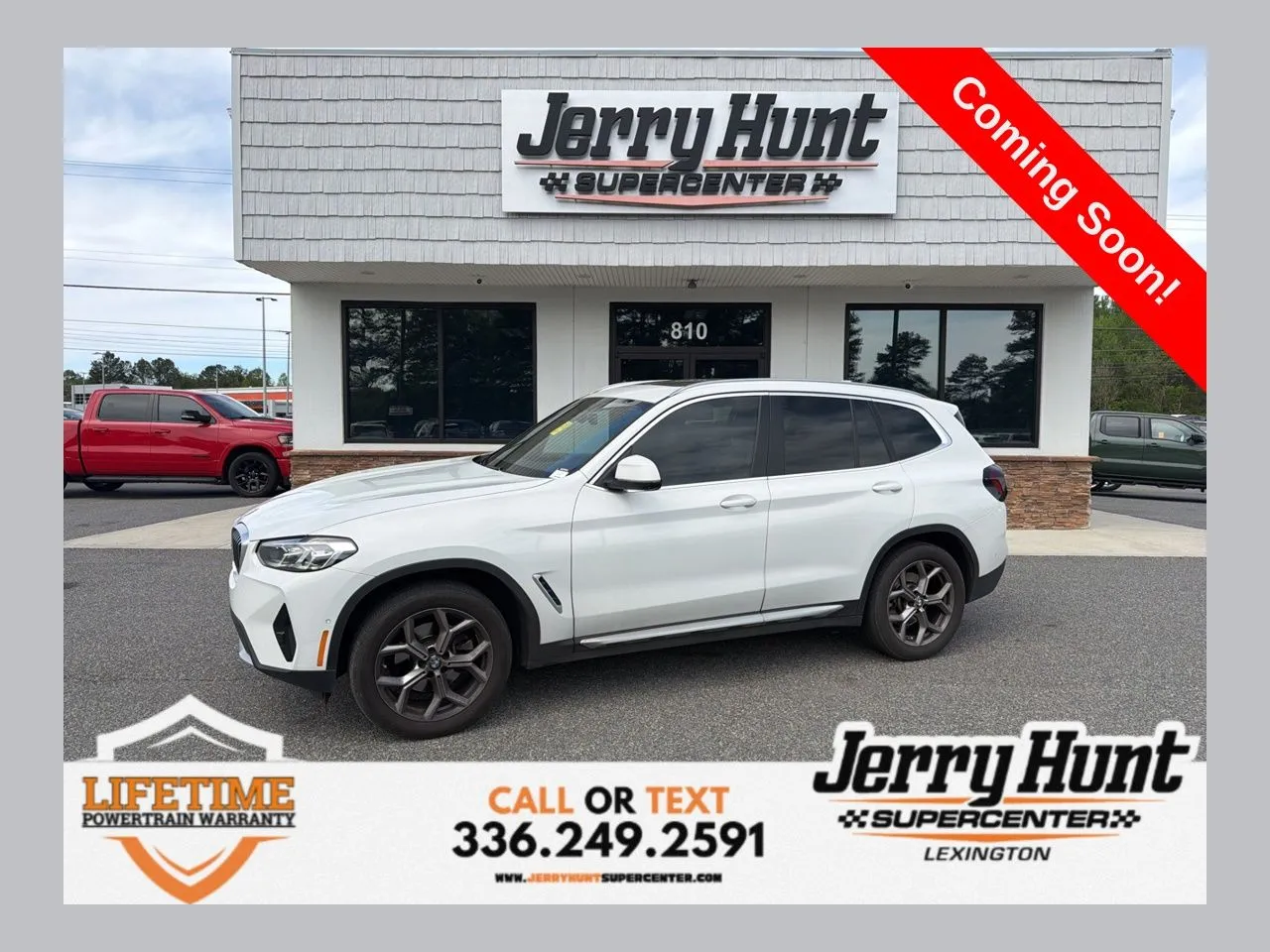 White 2023 BMW X3 xDrive30i for sale in Lexington, NC