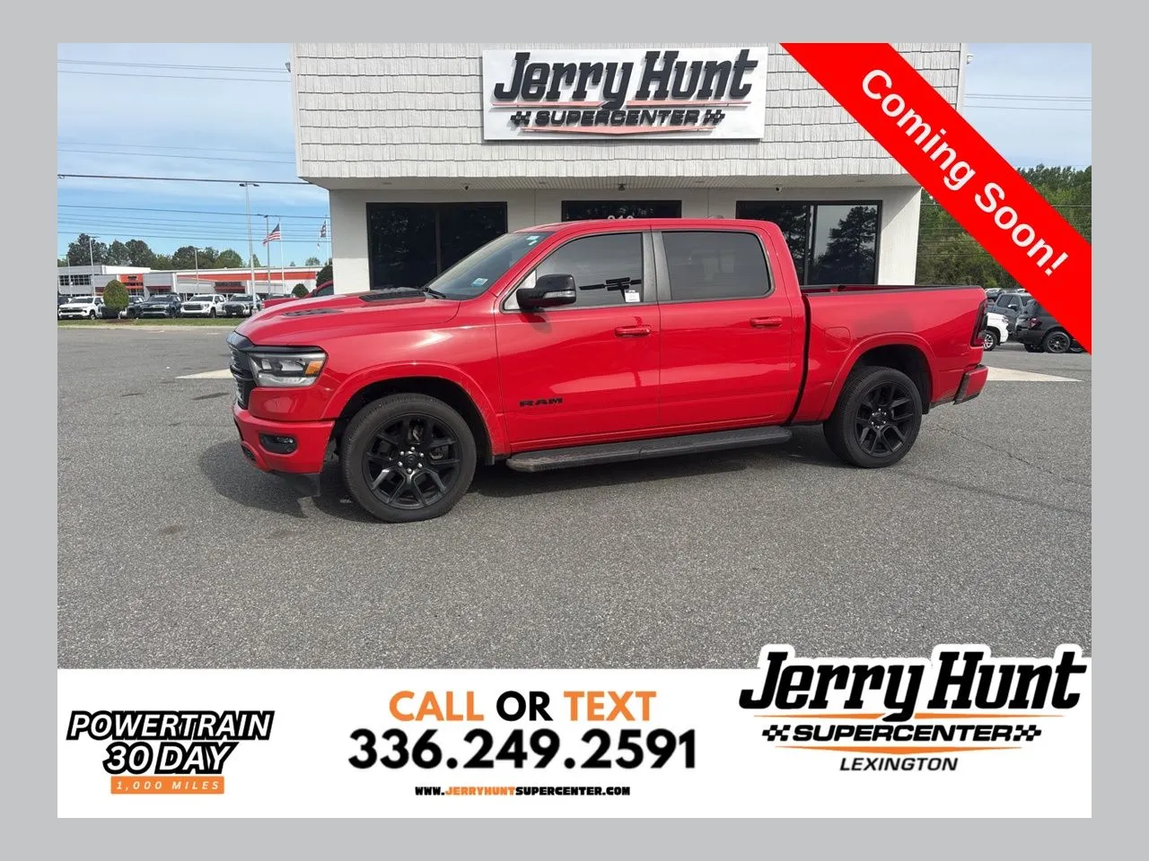Red 2021 Ram 1500 Laramie for sale in Lexington, NC