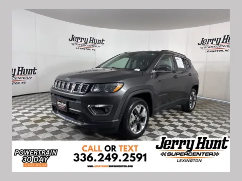 Gray 2021 Jeep Compass Limited for sale in Lexington, NC