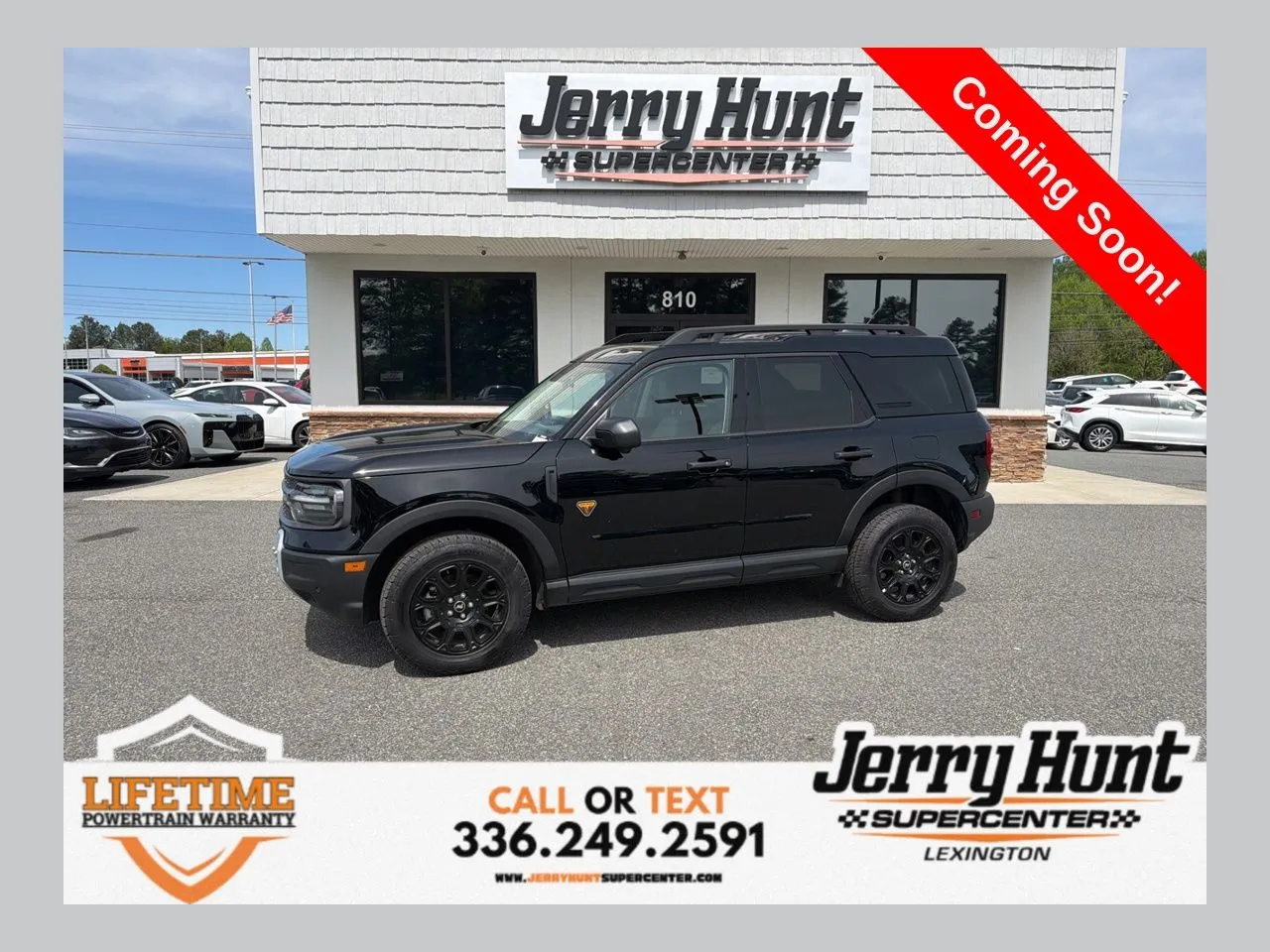 Black 2025 Ford Bronco Sport Badlands for sale in Lexington, NC