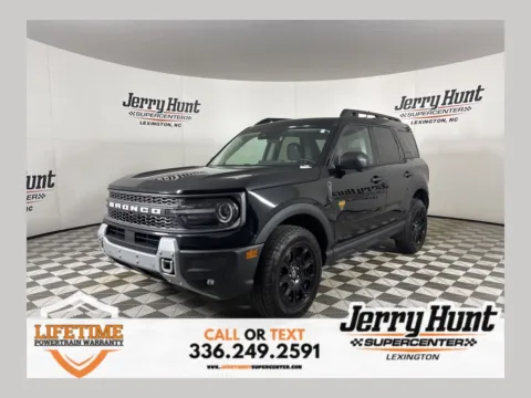 Black 2025 Ford Bronco Sport Badlands for sale in Lexington, NC