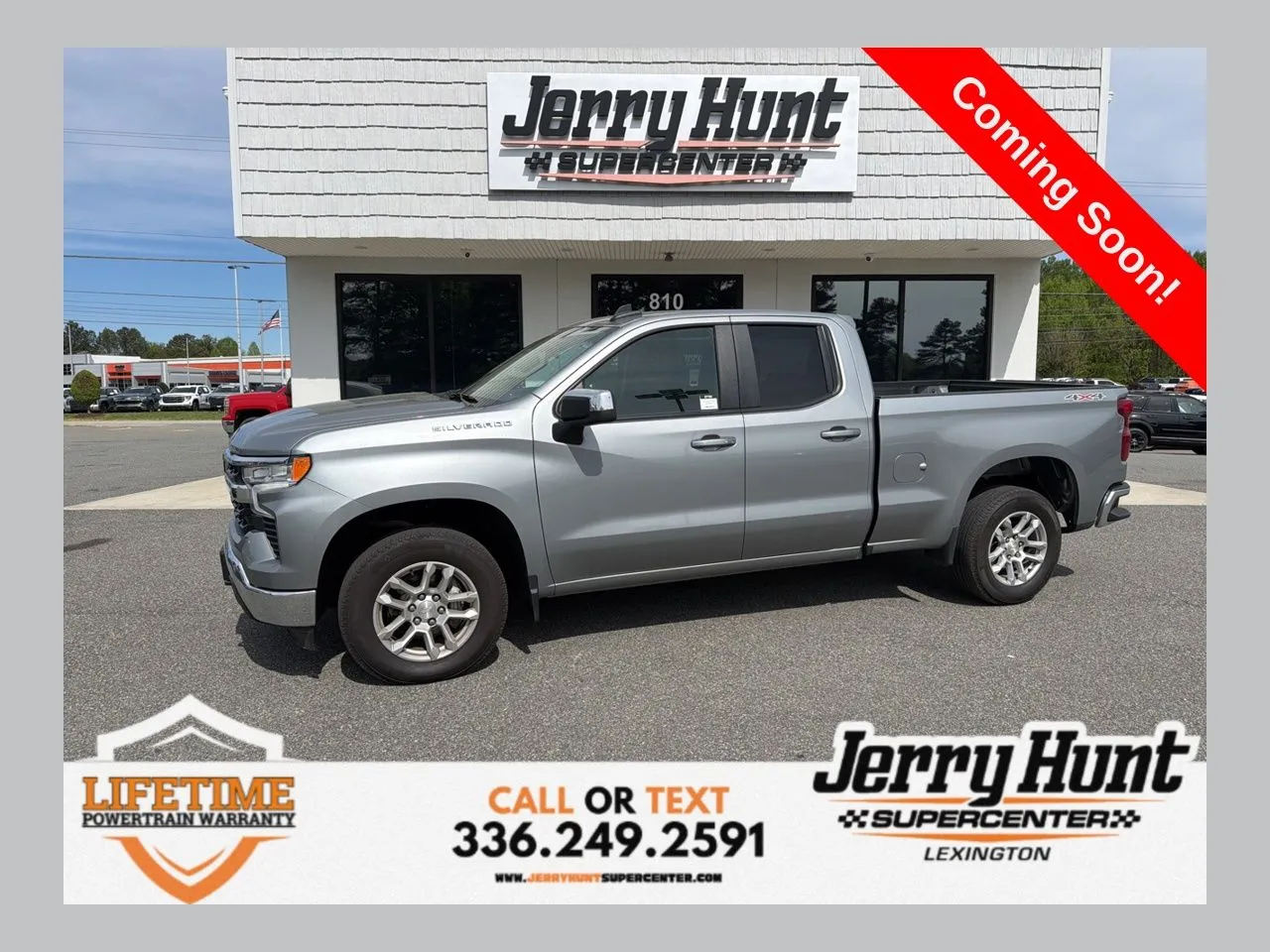 Gray 2024 Chevrolet Silverado 1500 LT for sale in Lexington, NC