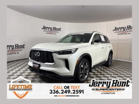White 2023 INFINITI QX60 LUXE for sale in Lexington, NC