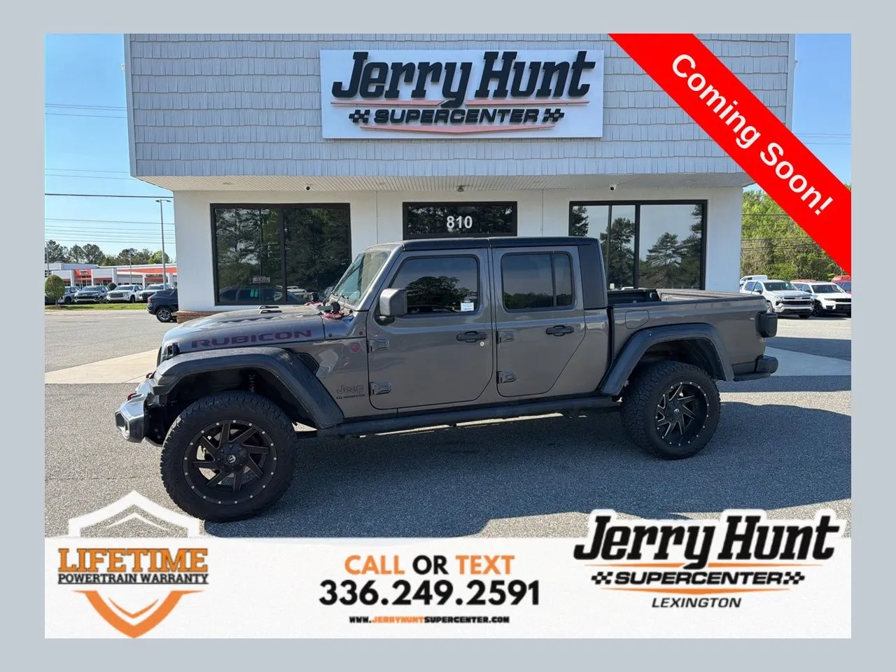 Gray 2022 Jeep Gladiator Rubicon for sale in Lexington, NC