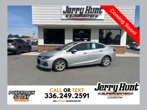 Silver 2019 Chevrolet Cruze LT for sale in Lexington, NC