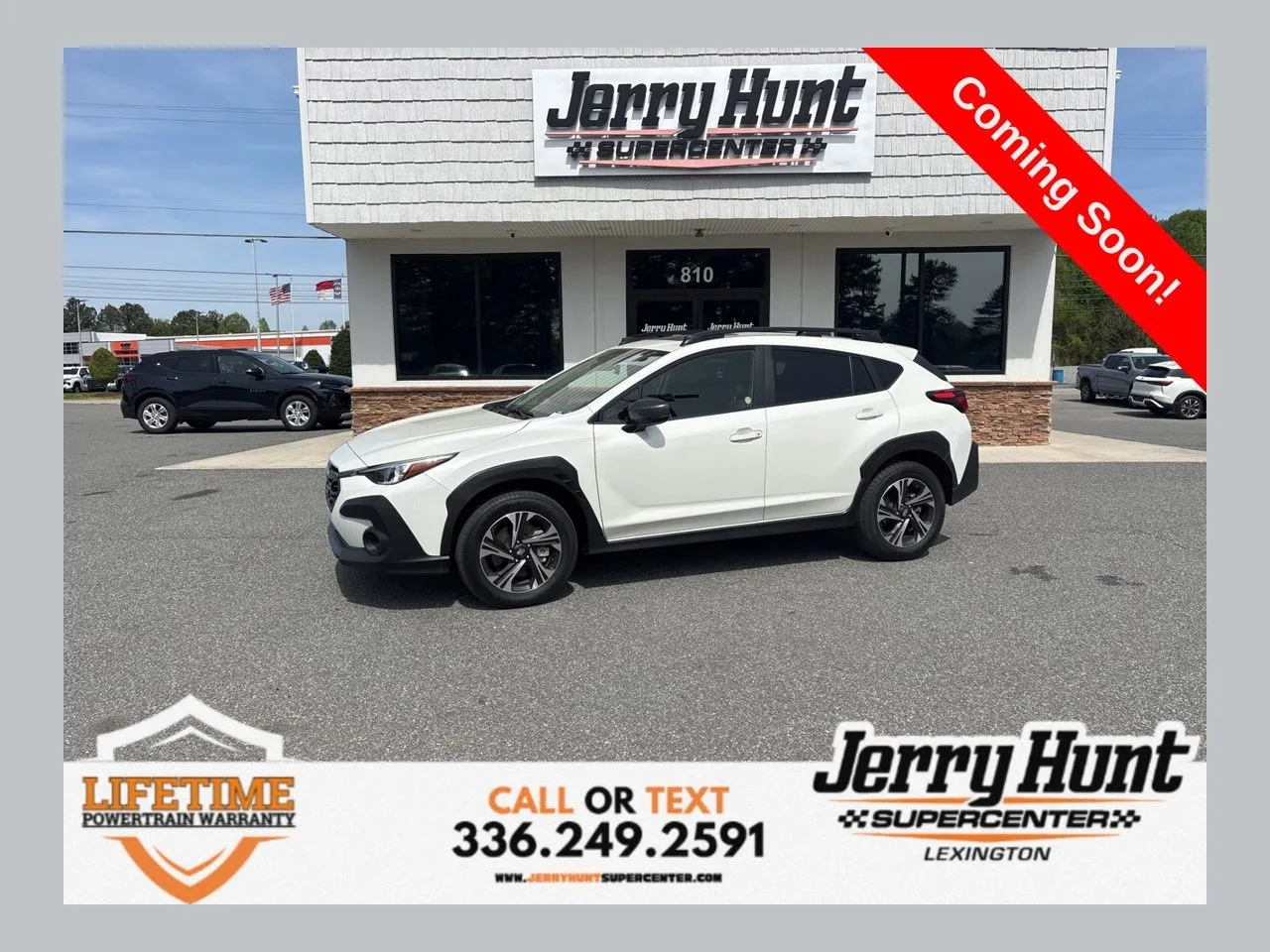 White 2025 Subaru Crosstrek Premium for sale in Lexington, NC