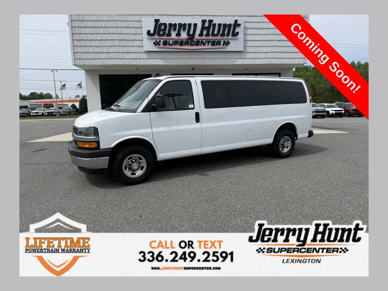 White 2024 Chevrolet Express 3500 LT for sale in Lexington, NC