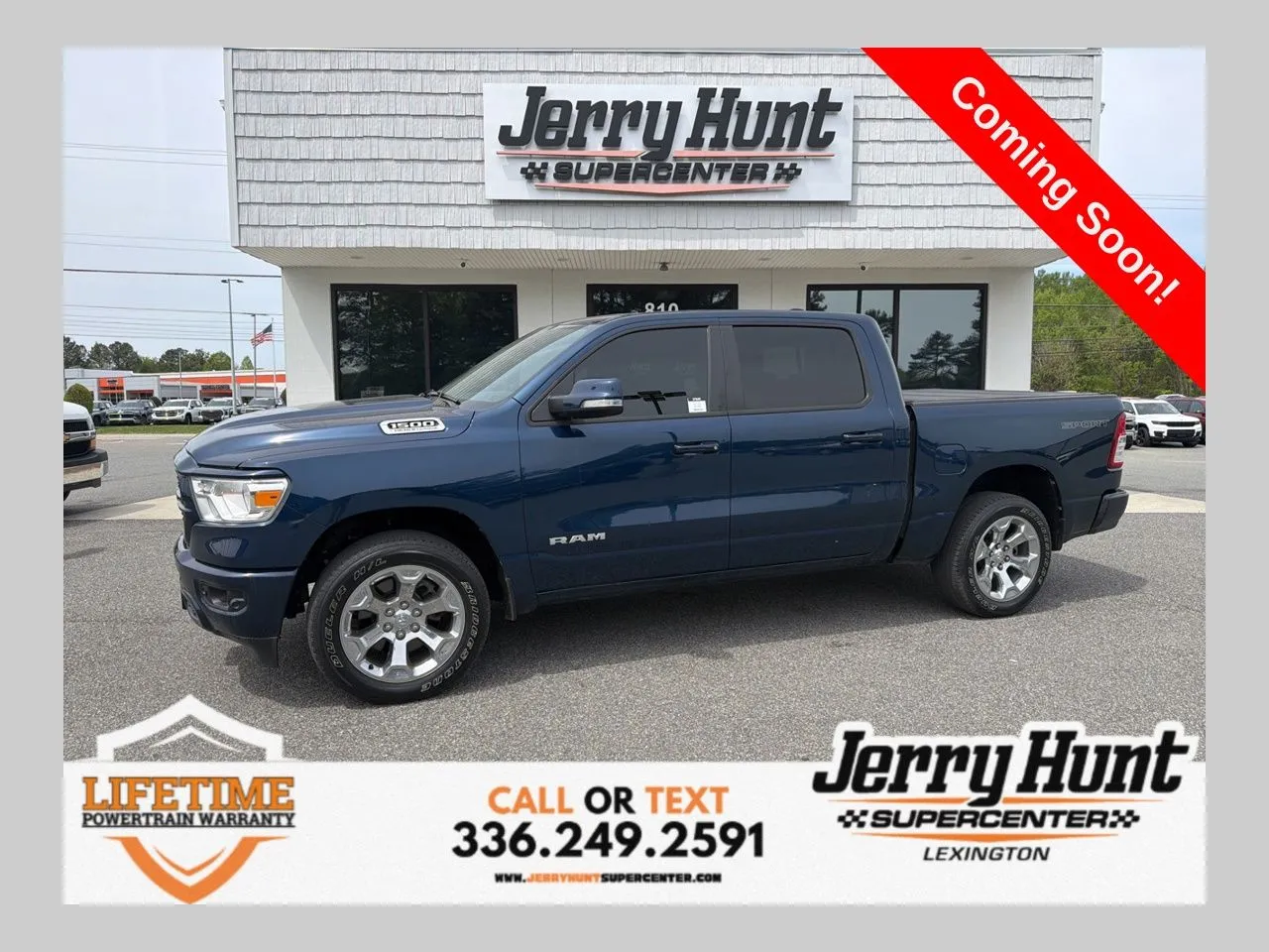 Blue 2022 Ram 1500 Big Horn/Lone Star for sale in Lexington, NC