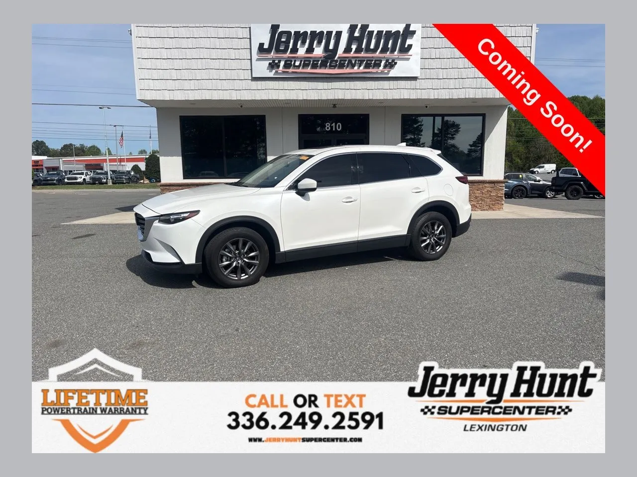 White 2023 Mazda CX-9 Touring for sale in Lexington, NC