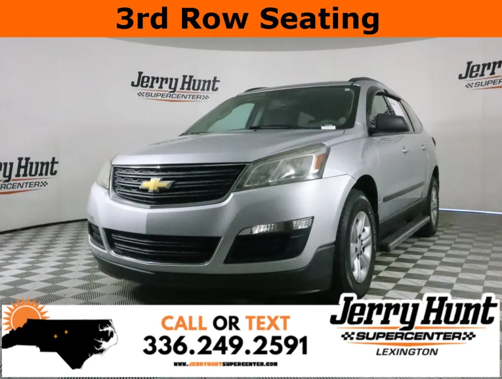 Silver 2015 Chevrolet Traverse LS for sale in Lexington, NC