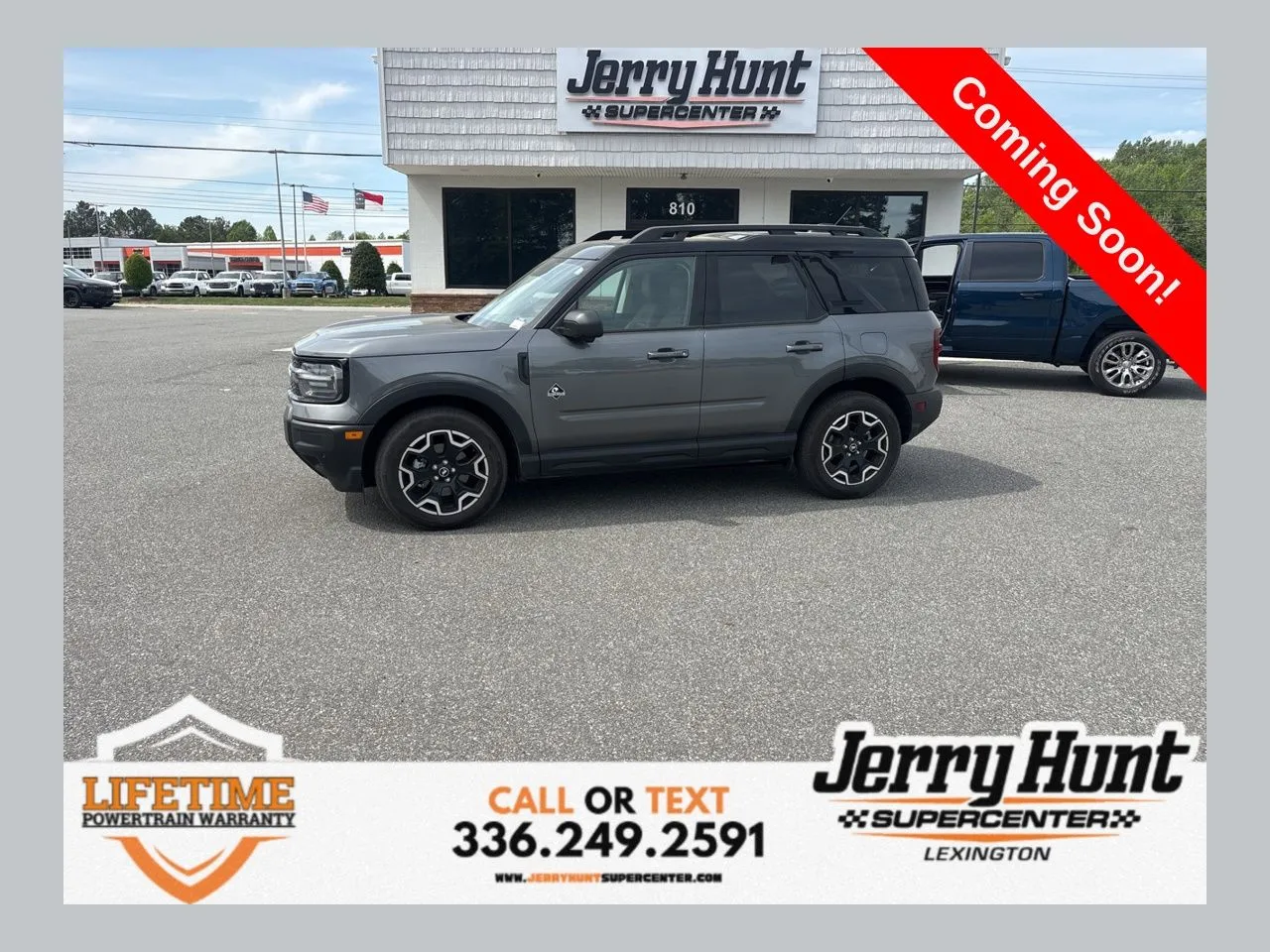 Gray 2025 Ford Bronco Sport Outer Banks for sale in Lexington, NC