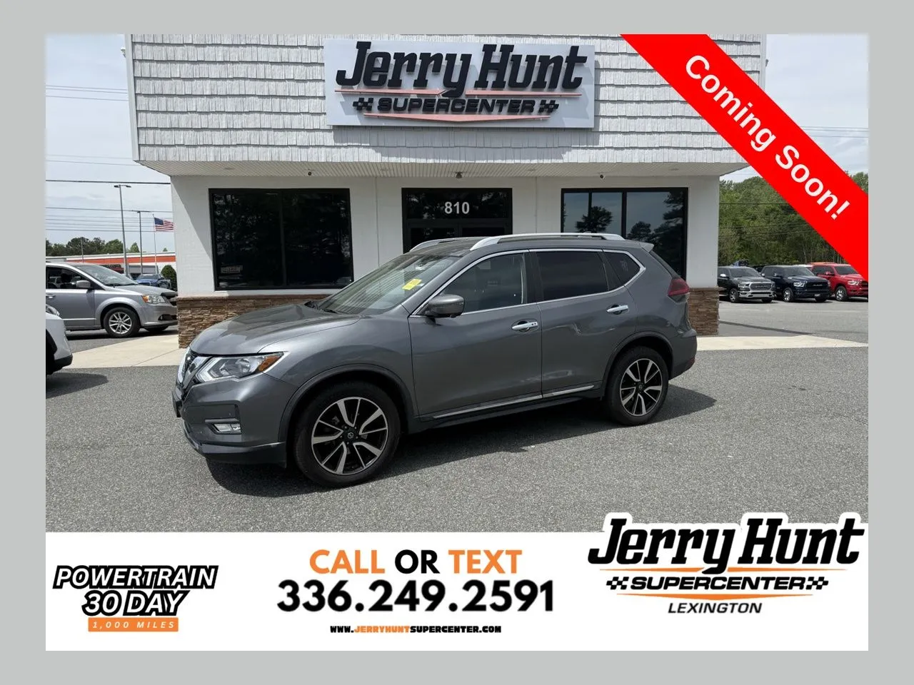 Gray 2019 Nissan Rogue SL for sale in Lexington, NC