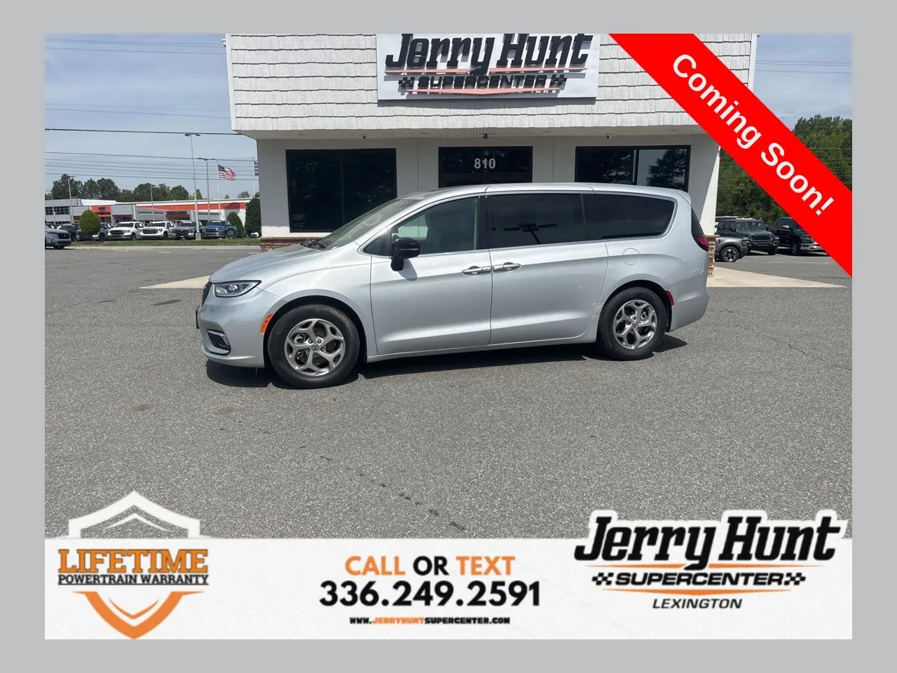 Silver 2024 Chrysler Pacifica Limited for sale in Lexington, NC