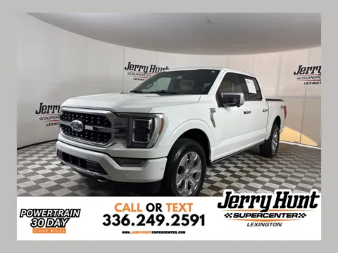 White 2021 Ford F-150 Platinum for sale in Lexington, NC
