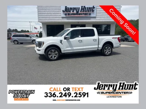 White 2021 Ford F-150 Platinum for sale in Lexington, NC