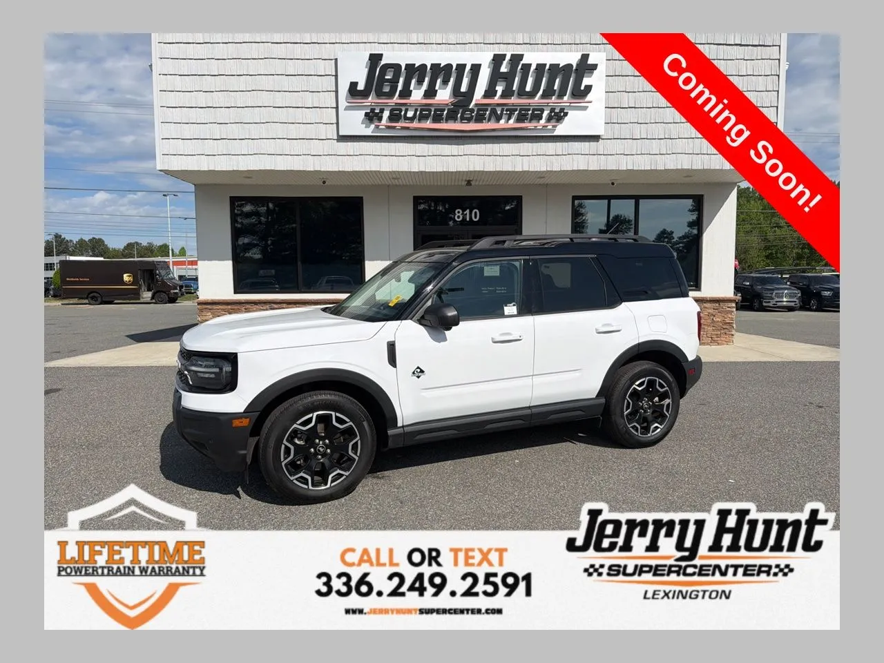 White 2025 Ford Bronco Sport Outer Banks for sale in Lexington, NC