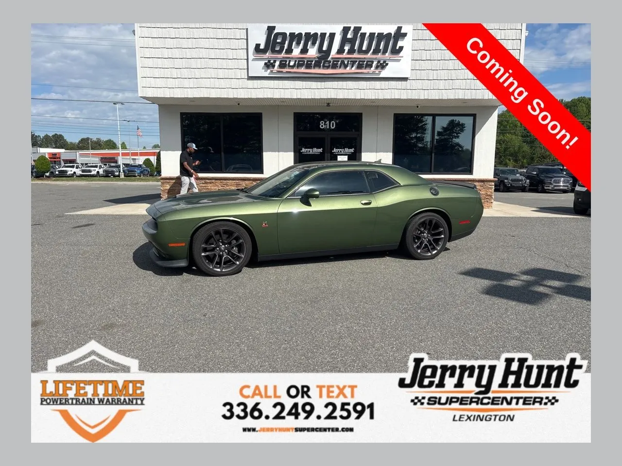 Green 2022 Dodge Challenger R/T Scat Pack for sale in Lexington, NC