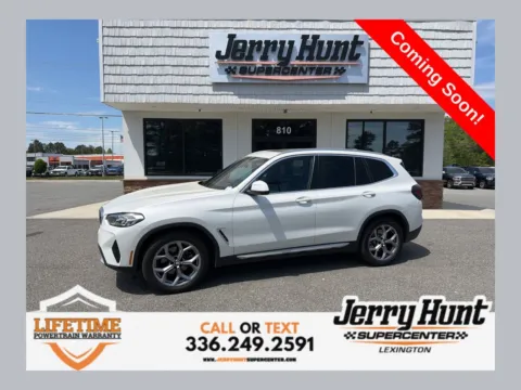 White 2024 BMW X3 xDrive30i for sale in Lexington, NC