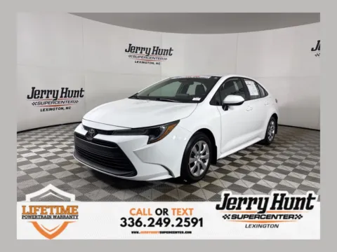 White 2025 Toyota Corolla LE for sale in Lexington, NC