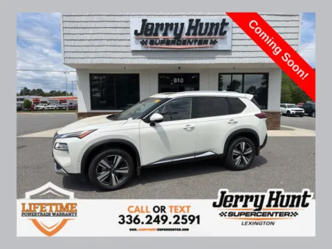 White 2023 Nissan Rogue Platinum for sale in Lexington, NC