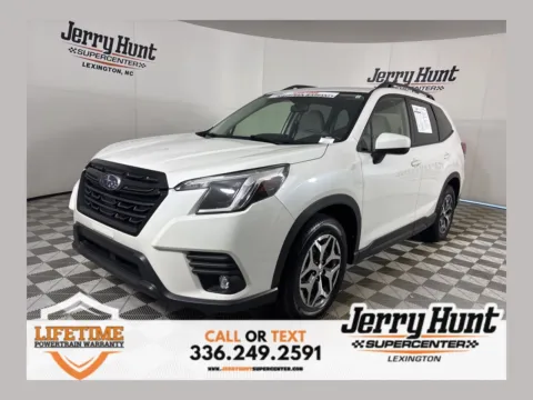 White 2024 Subaru Forester Premium for sale in Lexington, NC