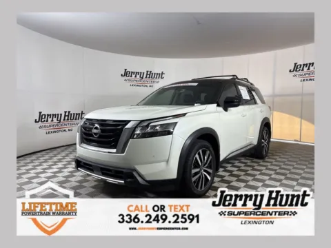 White 2023 Nissan Pathfinder Platinum for sale in Lexington, NC