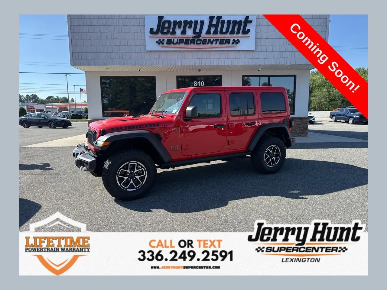 Red 2025 Jeep Wrangler Rubicon for sale in Lexington, NC
