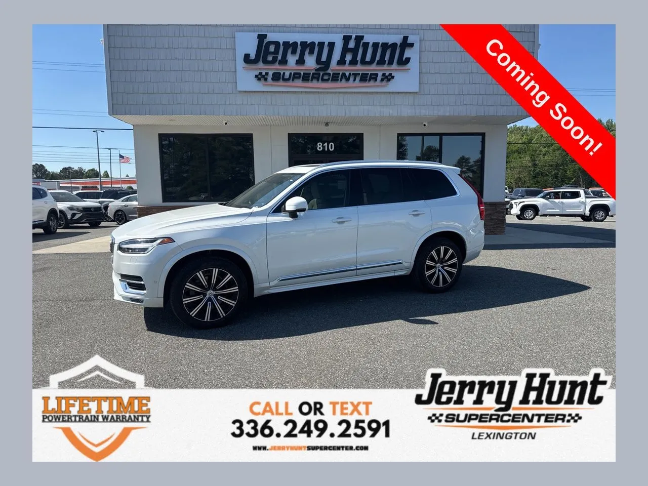 White 2023 Volvo XC90 B5 Plus for sale in Lexington, NC