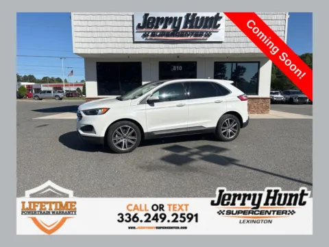 White 2024 Ford Edge Titanium for sale in Lexington, NC