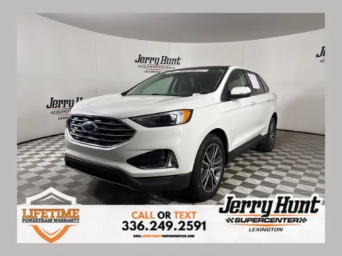 White 2024 Ford Edge Titanium for sale in Lexington, NC