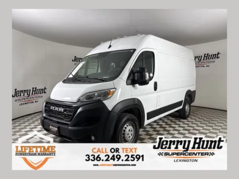 White 2024 Ram ProMaster 2500 High Roof for sale in Lexington, NC
