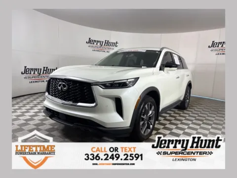 White 2023 INFINITI QX60 LUXE for sale in Lexington, NC