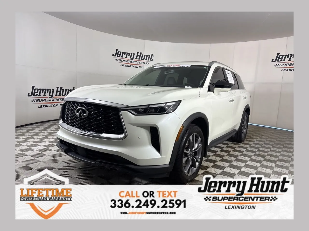 White 2023 INFINITI QX60 LUXE for sale in Lexington, NC