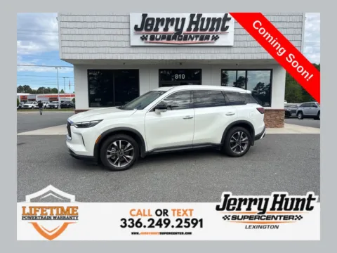 White 2023 INFINITI QX60 LUXE for sale in Lexington, NC