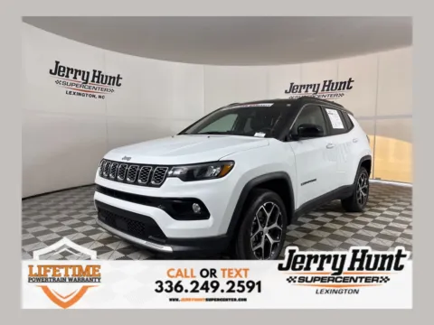 White 2024 Jeep Compass Limited for sale in Lexington, NC