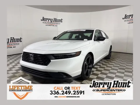 White 2025 Honda Accord Hybrid Sport for sale in Lexington, NC