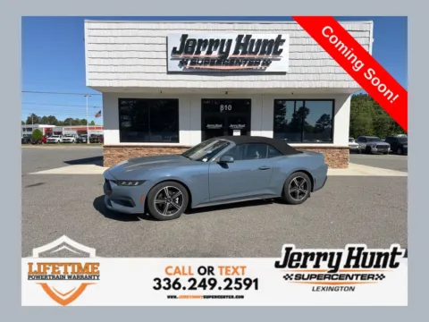 Blue 2025 Ford Mustang EcoBoost Premium for sale in Lexington, NC