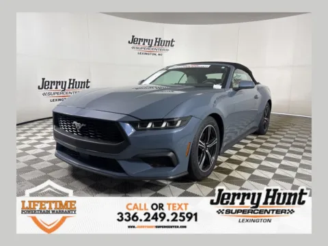 Blue 2025 Ford Mustang EcoBoost Premium for sale in Lexington, NC
