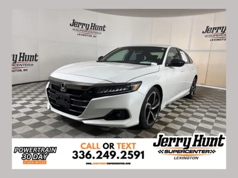 White 2021 Honda Accord Sport for sale in Lexington, NC