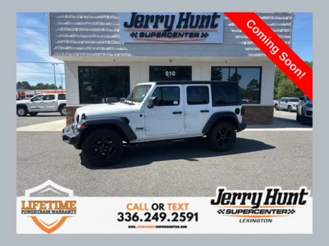 White 2023 Jeep Wrangler Sport for sale in Lexington, NC