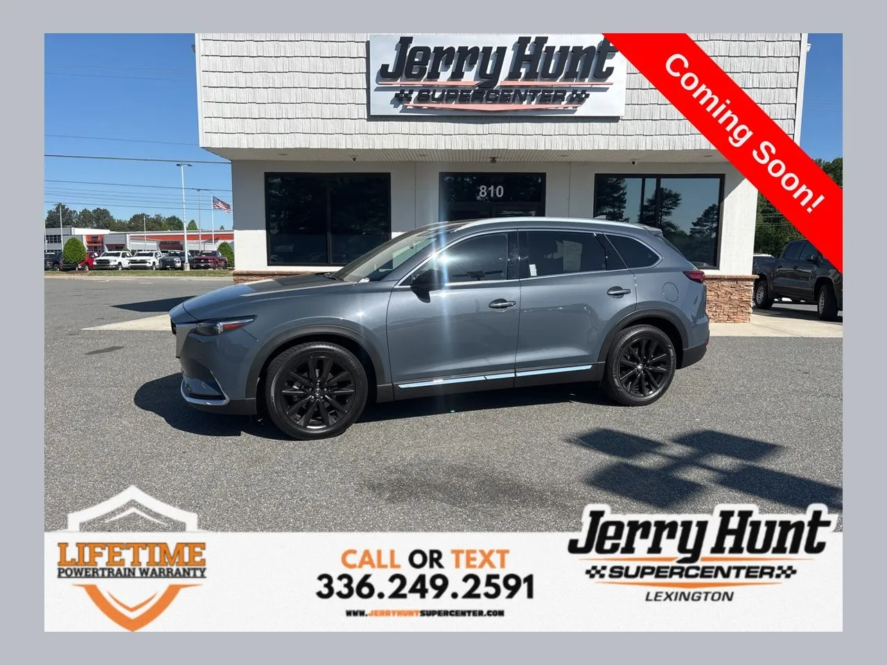 Gray 2022 Mazda CX-9 Carbon Edition for sale in Lexington, NC