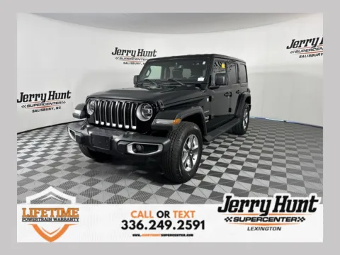 Black 2022 Jeep Wrangler Unlimited Sahara for sale in Lexington, NC