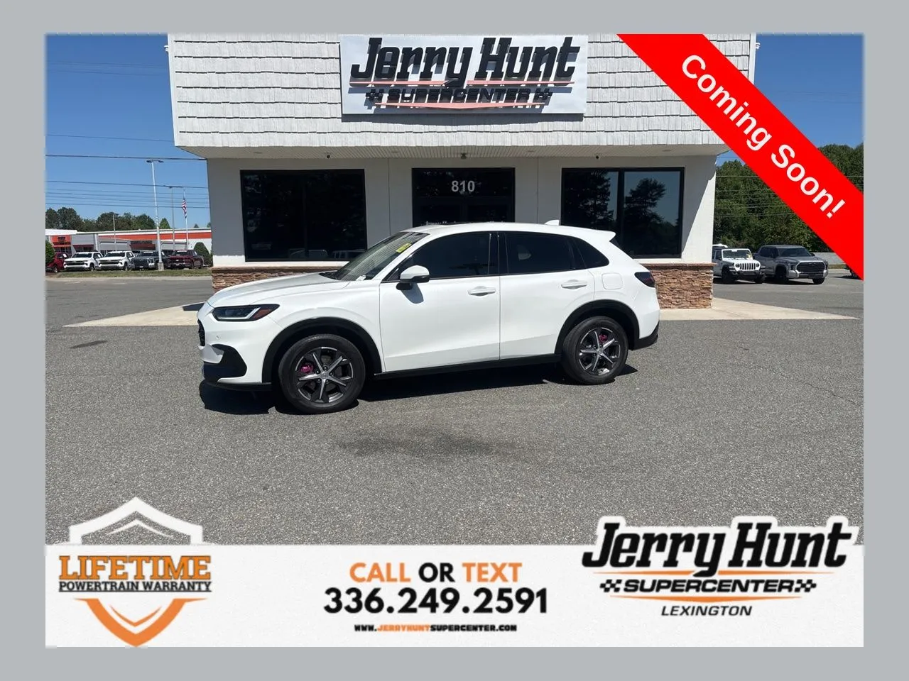 White 2025 Honda HR-V EX-L for sale in Lexington, NC