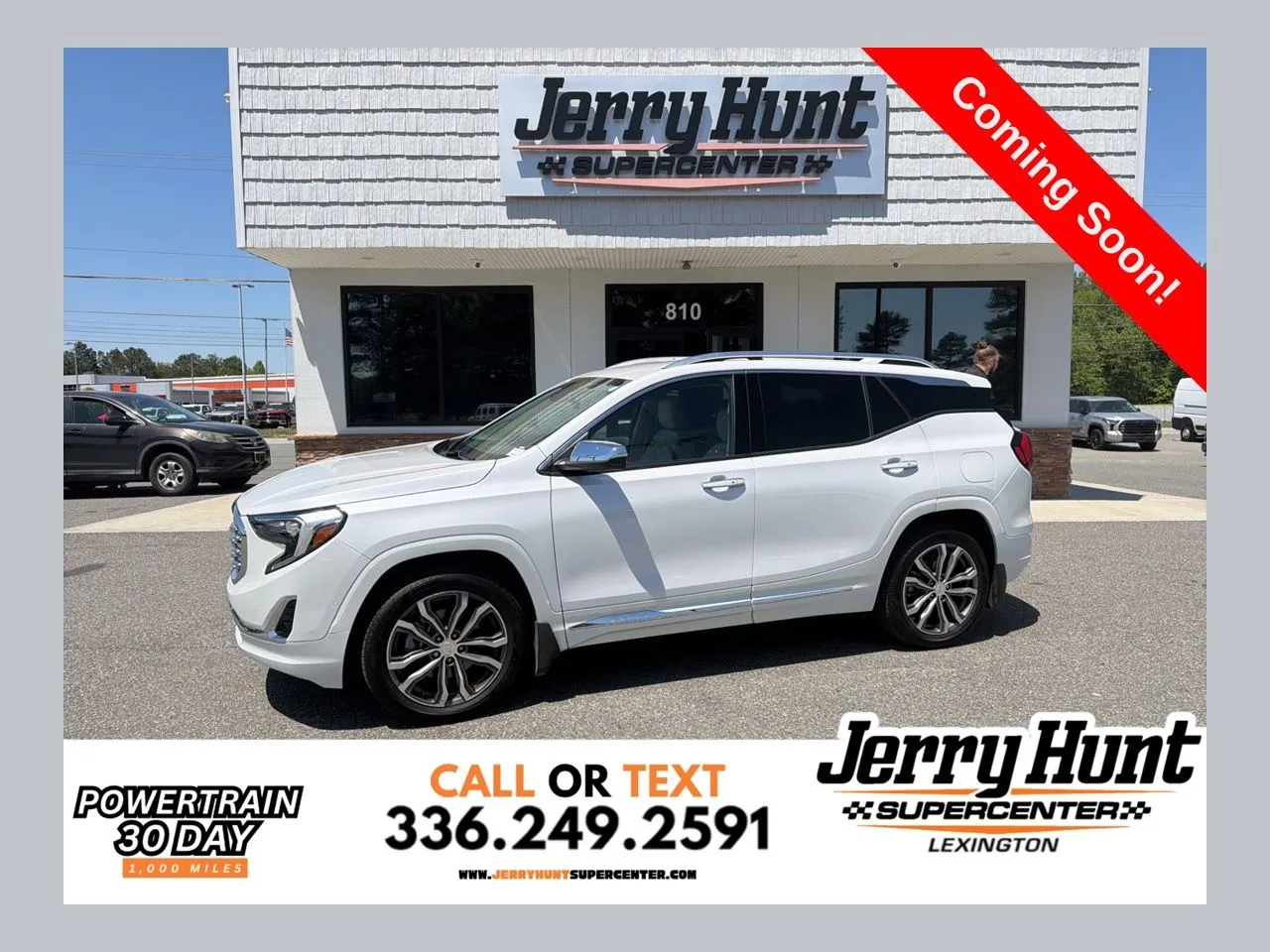 White 2020 GMC Terrain Denali for sale in Lexington, NC