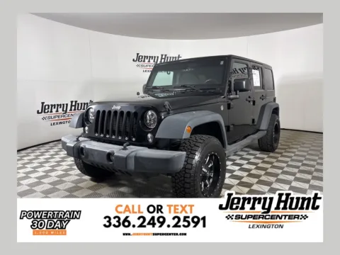 Black 2017 Jeep Wrangler Unlimited Sport for sale in Lexington, NC