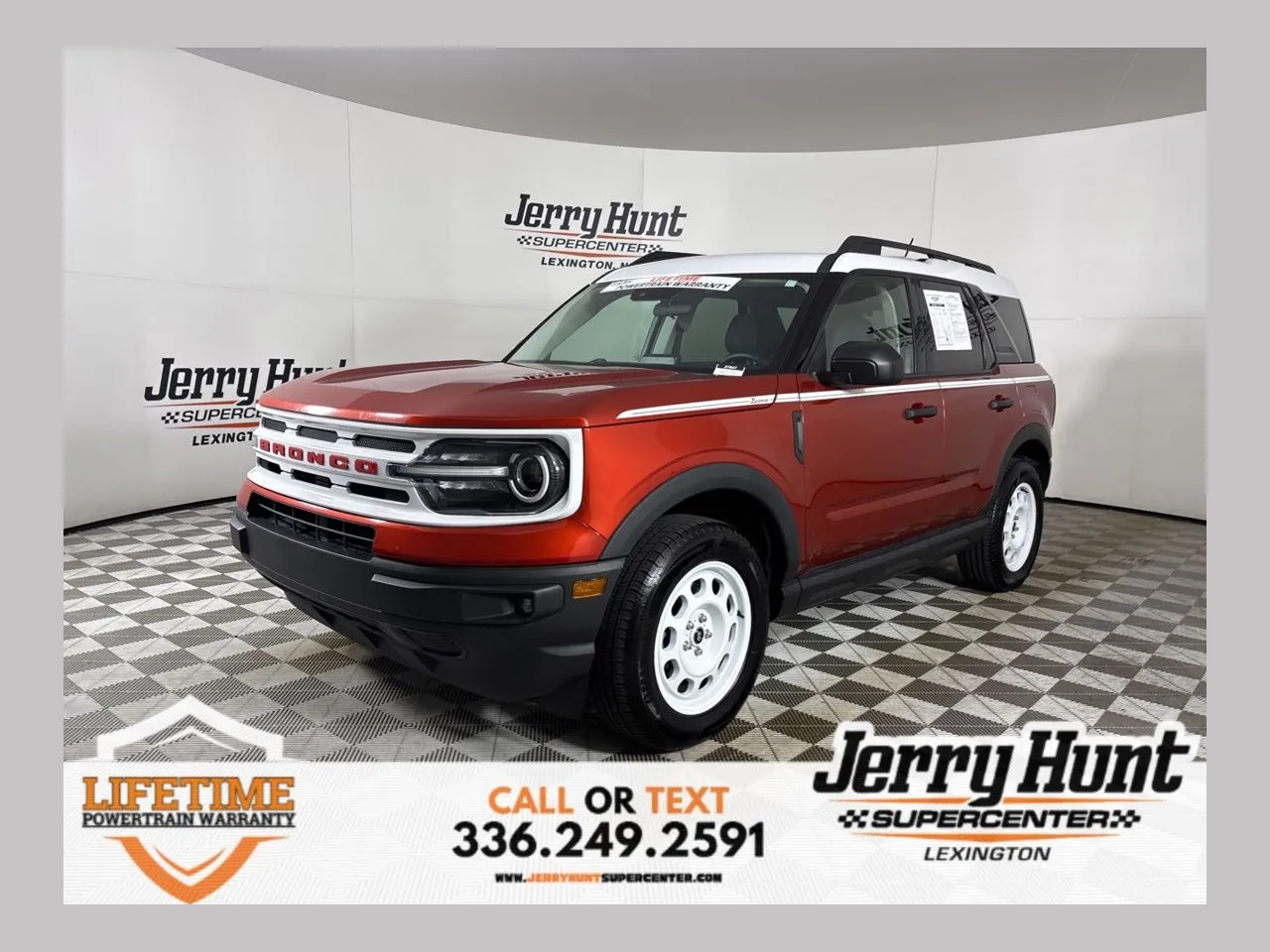 Red 2024 Ford Bronco Sport Heritage for sale in Lexington, NC