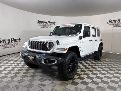White 2024 Jeep Wrangler Sahara 4xe for sale in Lexington, NC