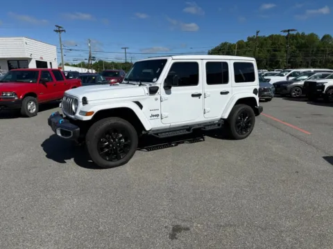 White 2024 Jeep Wrangler Sahara 4xe for sale in Lexington, NC