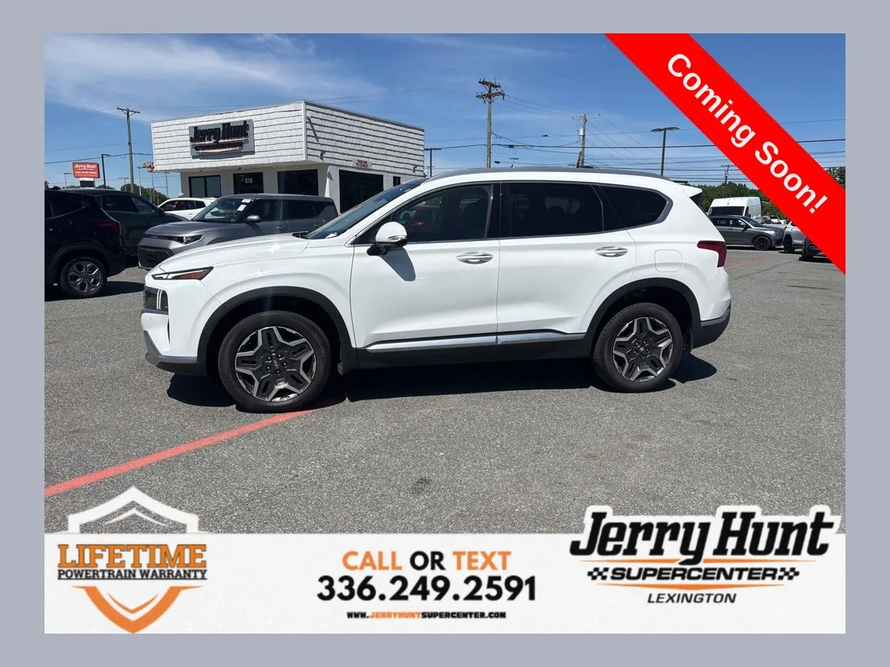 White 2023 Hyundai Santa Fe Limited for sale in Lexington, NC